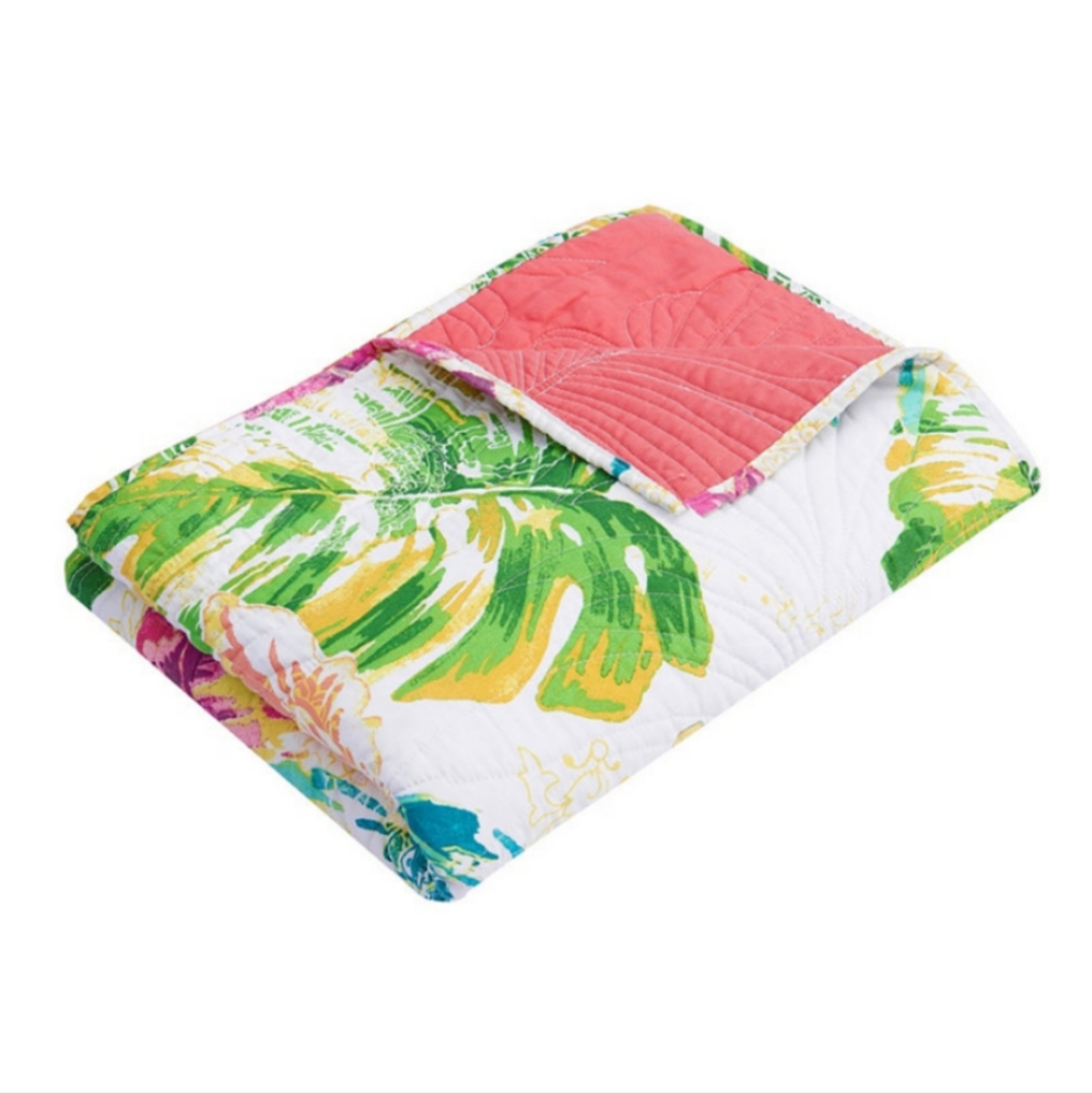 Macy's NWT Greenland Home Fashions Tropics Throw Blanket - Picture 2 of 4
